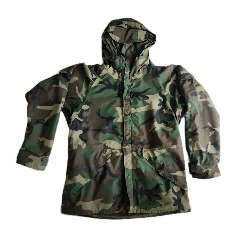 US Army Parka Ecwcs Cold Weather Gore-Tex Camouflage Med Reg Jacket Military